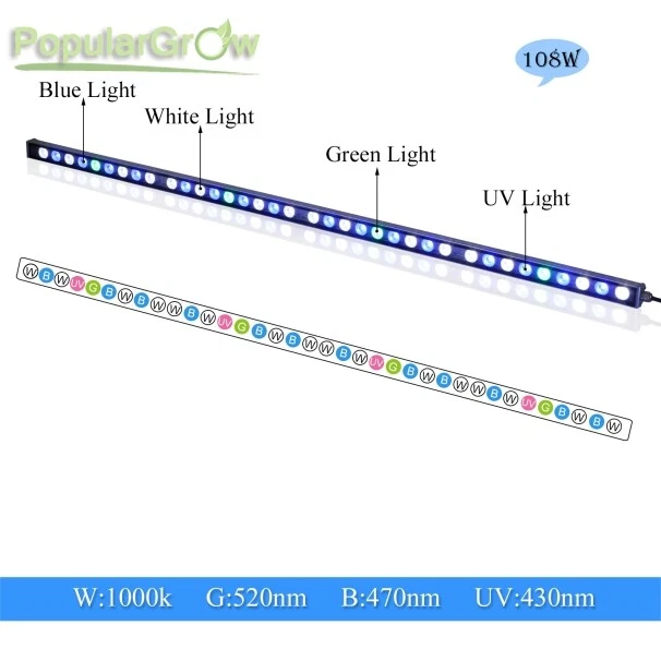 Led Aquarium Light 54w/81w/108w MIX Spectrum Strip Light for Tank Fish - Image 4 of 4