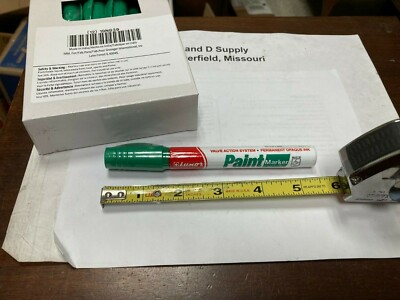 ***Case of 144*** Luxor 19N839, Green Paint Markers, Medium Tip, Permanent