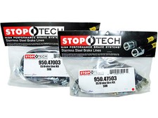 Stoptech Stainless Steel Braided Brake Lines Front Rear Set 4700347503