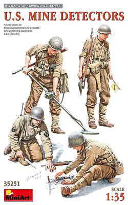 MINIART 35251 1:35 U.S. Mine Detectors Plastic Model Kit