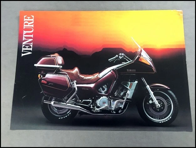 1985 1986 Yamaha Venture Motorcycle Bike 1 page Brochure Leaflet