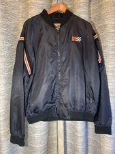 Motor Harley-Davidson Cycles Black/Orange 4 Aces Jacket Sz L