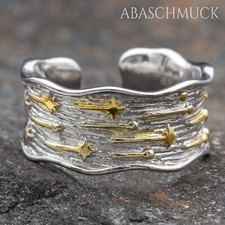 Silberring Silber 925 Ring  Verstellbar  verg...