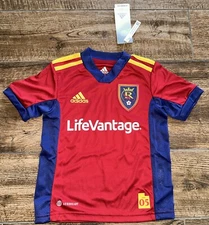 NEW Adidas RSL Real Salt Lake CLIMACOOL TOP YOUTH TODDLER 4T JERSEY LIFEVANTAGE