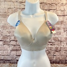 Hanes Gray Ultimate Sleek Seamless Cool Comfort Moisture Wicking Wireless Bra XL