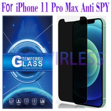 For Apple iPhone 11 Pro Max Anti Spy Privacy Tempered Glass Screen Protector