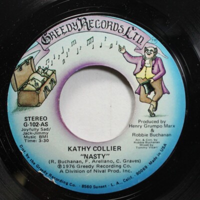 Funk Disco 45 Kathy Collier - Nasty / Baby Don't Knock On Greedy