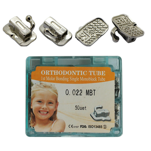 200pcs Dental Orthodontic Buccal Tubes 1st 2nd Molar MBT Roth 022 Bondable Mesh - Picture 84 of 129