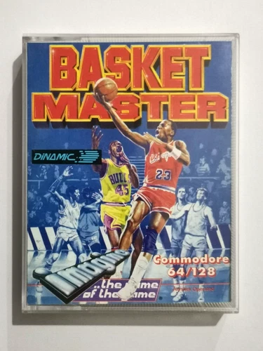 Commodore 64 Basket Master game by Imagine - Tested Working