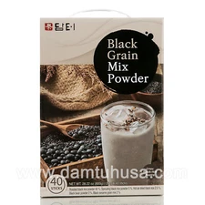 DAMTUH Korean Healthy Roasted Black Grains Mixed Powder Tea, 40 Sticks