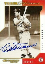 Bobby Doerr autographed Baseball Card (Red Sox) 2003 Donruss Team Heroes #67