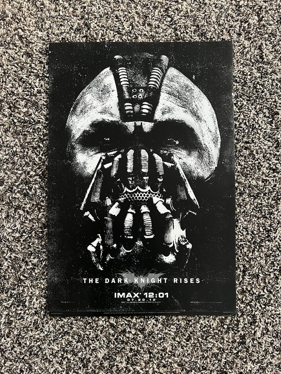 Dark Knight Rises movie poster Batman Bane Bale Christopher Nolan
