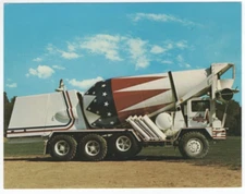 Vintage MEZZACAPPA Cement Mixer Trucks Oversized Postcard - Staten Island NY