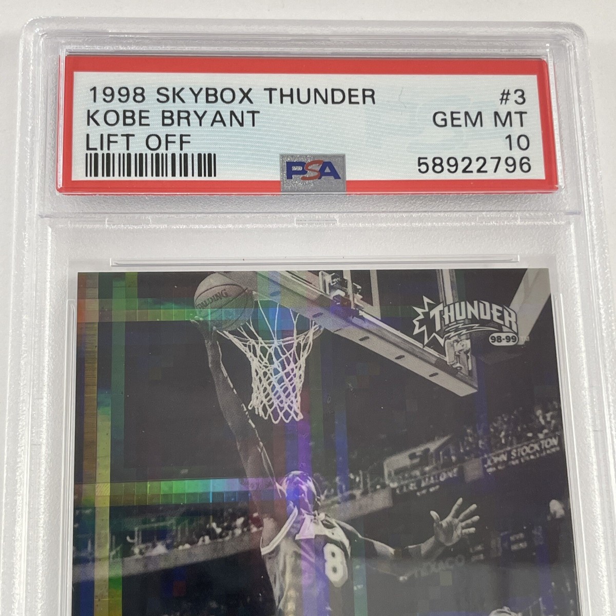その他 1998-99 Skybox Thunder Liftoff KOBE 1998-99 Skybox Thunder Lift Off #3 Kobe Bryant Los Angeles