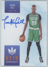 2019-20 Court Kings Heir Apparent Auto Citrine Tacko Fall Celtics RC 21/49