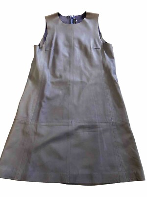 leather tie dress Trendy, Chic Women's Clothing Boutique LE LIS Women's Leather Wrap Dress, Mocha, XS Lane 201 main image 1