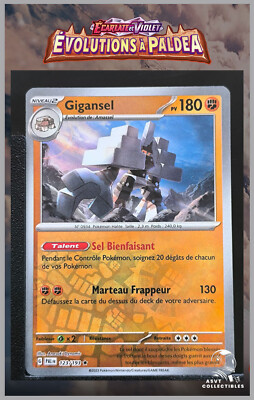 Carte GIGANSEL 123/193 HOLO Pokémon Évolutions à Paldea EV02 PAL FR