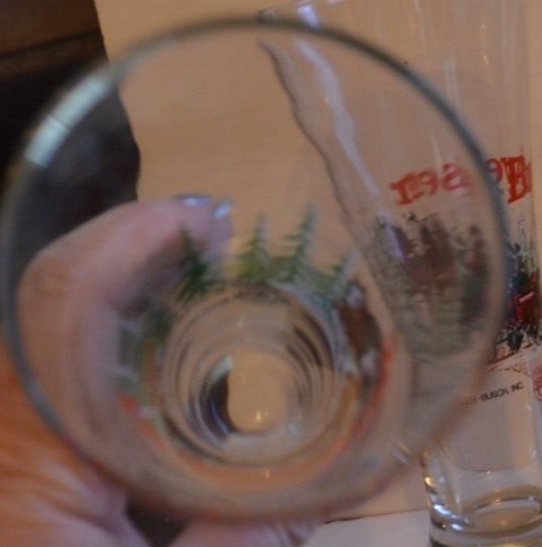 Set of Four Vintage 1989 BUDWEISER Clydesdale Anheuser-Busch BEER Glasses - Picture 3 of 4