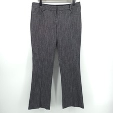 Express Women Pants Columnist 6S Grey Textured Barely Boot Workwear