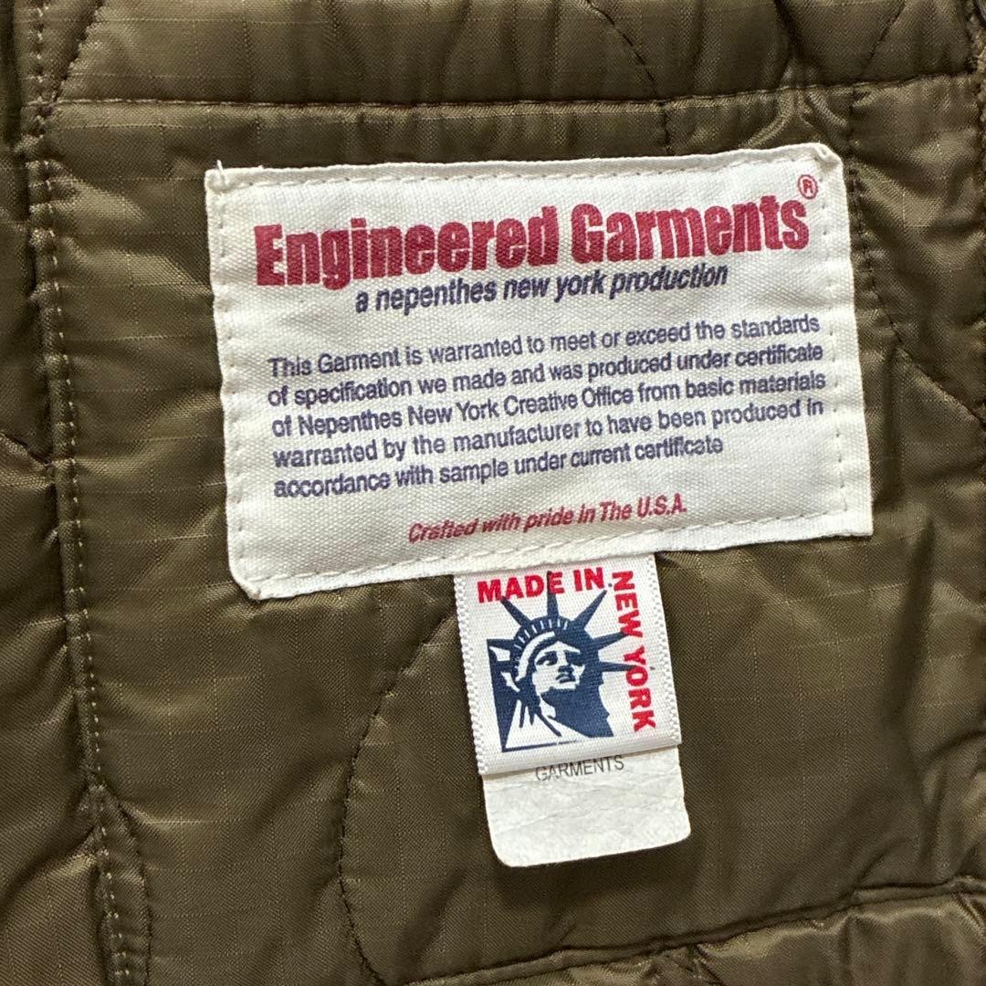 Engineered Garments Quilted Jacket Outer Khaki 1 - image 12