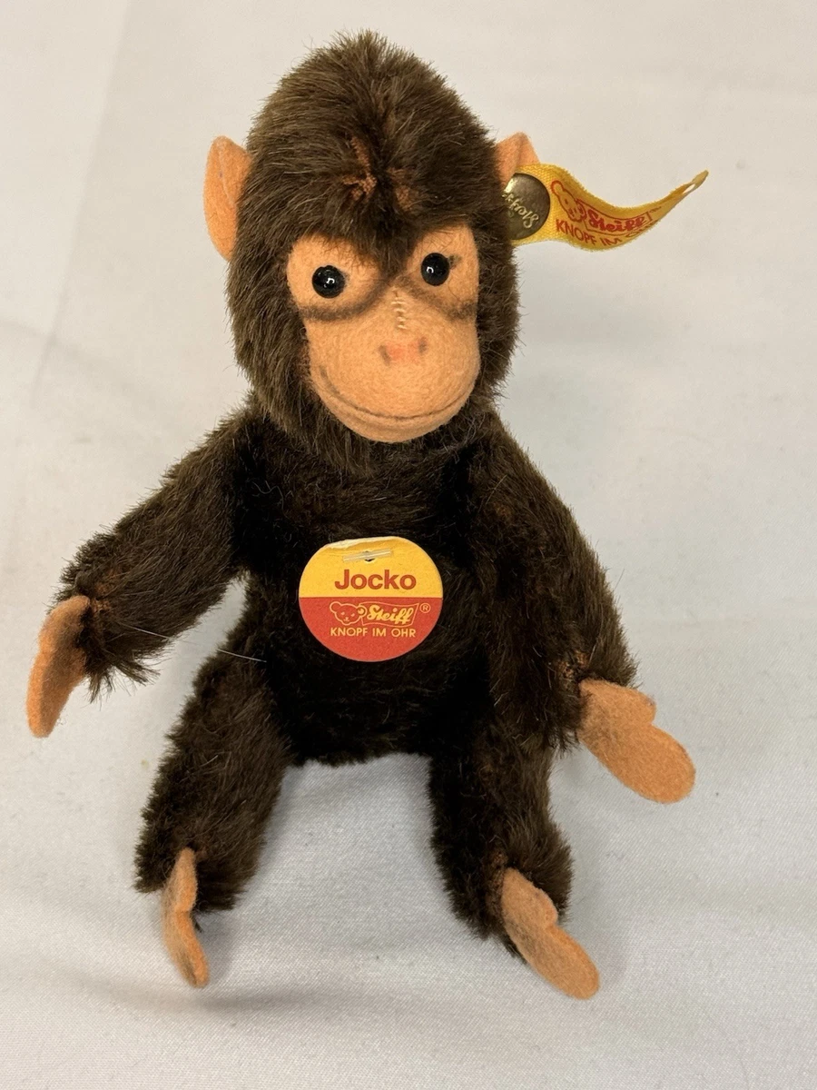 Antique peluche Steiff articulée Monkey Record-Peter Made W