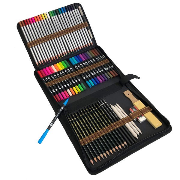 Zeichenstifte Set Buntstifte Skizzieren Zeichnen KüNstler Malen 70 Teile Set-image