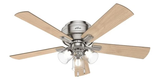 Hunter Fans - Crestfield 52 Inch Low Profile Ceiling Fan with LED Light Kit and - Picture 1 of 4