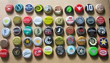 50 diff Micro Brew Craft Beer Nat'l Cider Soda Bottle Caps Crowns. some scarce