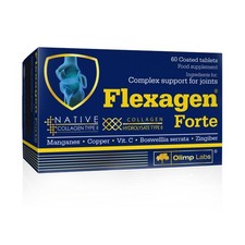 Olimp Flexagen Forte 60 Comprimidos Colágeno Tipo II + Hidrolizado de Colágeno, Articulaciones