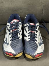 Mizuno Volleyball Shoes Wave Tornado X2 Mid White Navy Red