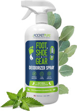 Natural Odor Eliminator - Foot  Shoe Deodorizer Spray, Gear Odor Eliminator - R