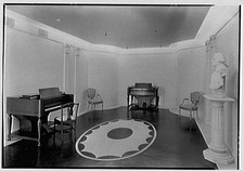 Hammond Organ Company, business at 50 W. 57th St., New York City. Adam room