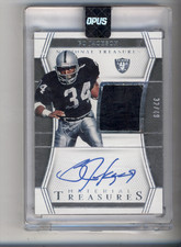 2022 Panini National Treasures Material Treasures Bo Jackson Auto Patch /49