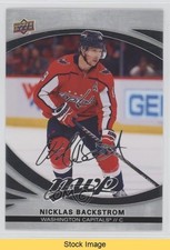 2023-24 Upper Deck MVP Silver Script Nicklas Backstrom #163 READ z6b