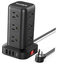 Extension Cord with Multiple Outlets, Surge Protector 6.5 FT Fast Charge 3A