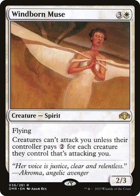 Windborn Muse (EX/NM) Angriff Steuer Set kann variieren MTG Rabatt: 5+ Magic Karten