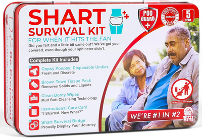 Funny Shart Survival Kit by . Ultimate Poop Prank Gag Gift Set