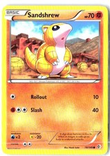 Sandshrew 78/149 Common Boundaries Crossed Pokemon Moderately Played on eBay
