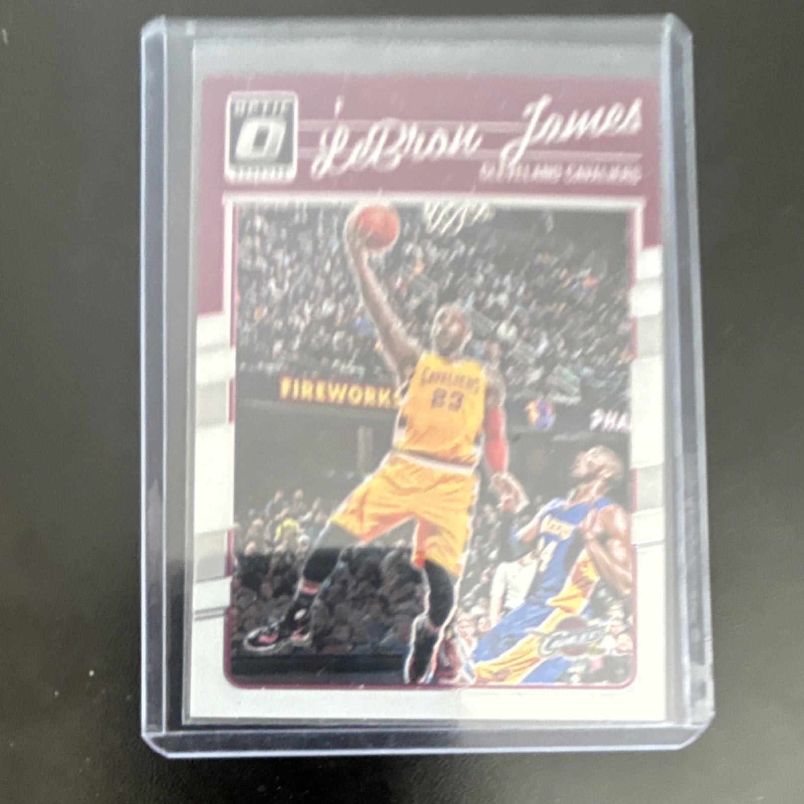 2016-17 Panini Donruss Optic Kobe Bryant LeBron James #15 Cavaliers Lakers