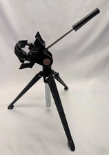 Vintage Adjustable Tabletop Tripod with Clamp Mount  Pan Handle   Unbranded