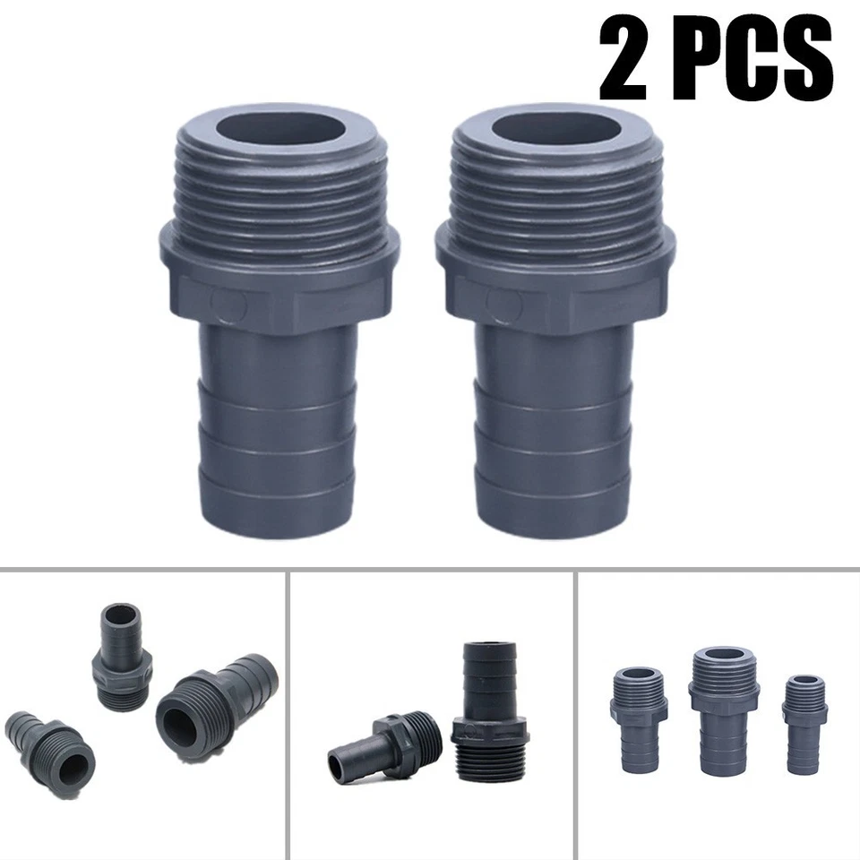 Verbinder Gartenzubehör für Teich Leckagefrei Stecker Polypropylen