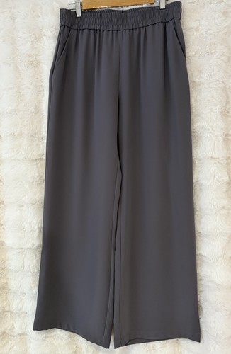 KOOKAI Grey Wide Leg Relaxed Maria Pants Size 12 - Picture 5 of 10