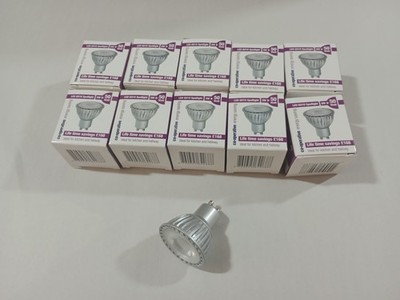 10 x Co-Op 5W GU10 LED Leuchtmittel 6k kaltweiß 45° Strahler Licht Lampe 50W Äquiv