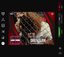 DIGITAL Topps WWE DAILY SLAM 21 JULY Red & Black Base - MANKIND 5921cc