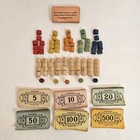 Vintage 1958 Parker Brothers Finance Business Trading Game Pieces ONLY Ephemera 