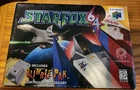 Star Fox 64 (Nintendo 64, 1997) CIB with Rumble Pak And Cardboard Holder