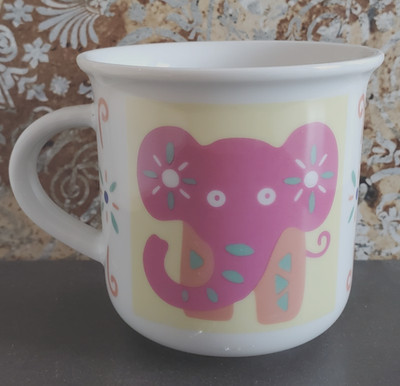 Maxwell & Williams Miss Ellie Pink Elephant Children's Mug Cup