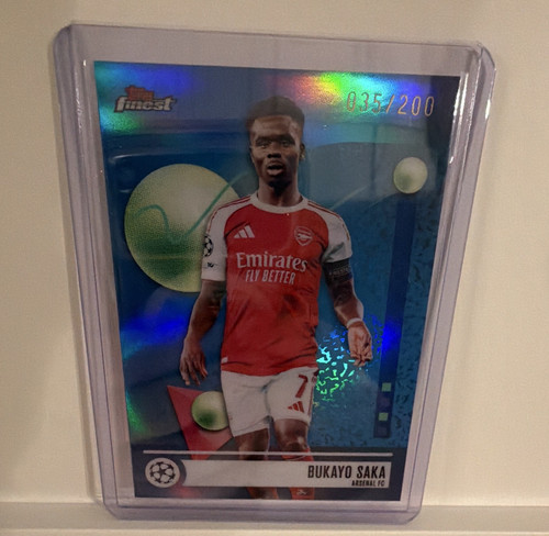 Topps Finest UEFA Champions League 2025-2026 Bukayo Saka Arsenal #7 035/200