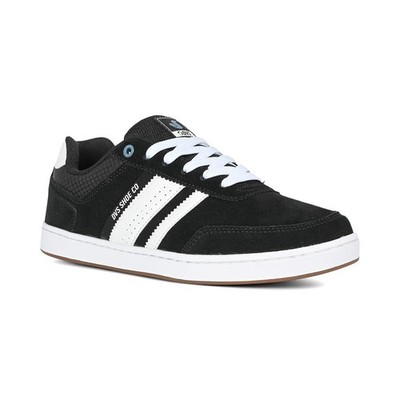 DVS Milan ST Skate Shoes - Black/Black/White