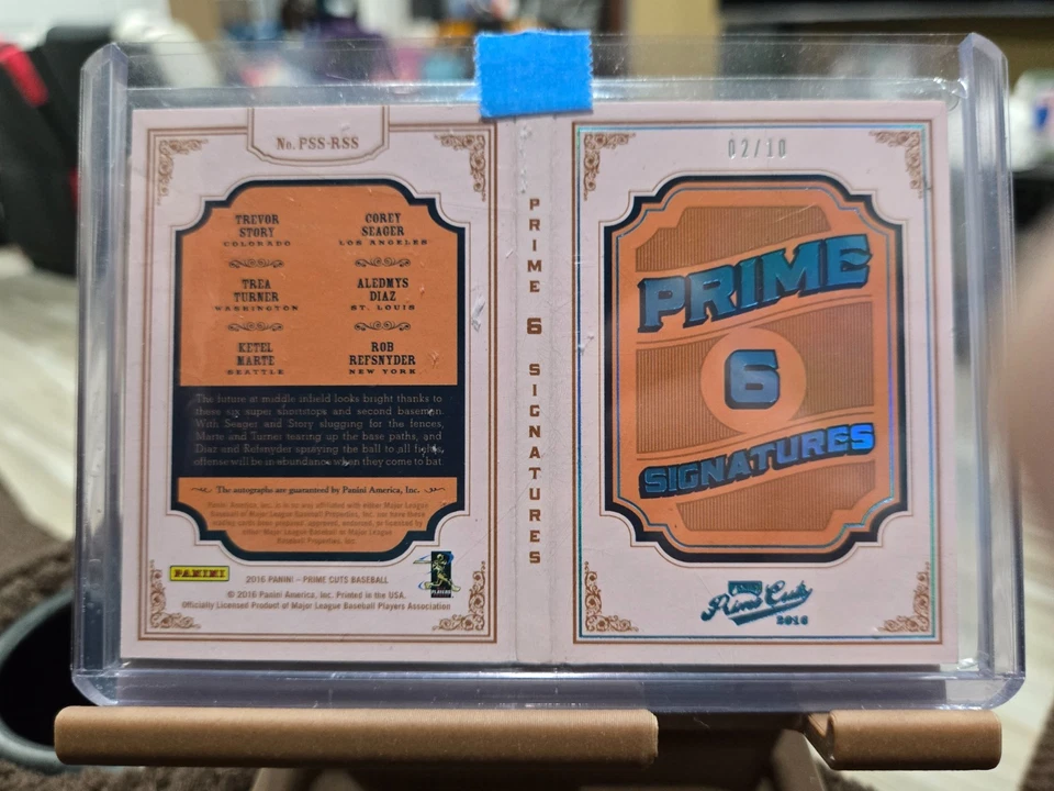 帕尼尼 PRIME CUTS 棒球 PSS-RSS 6 签名 — 第 2/2 张图片